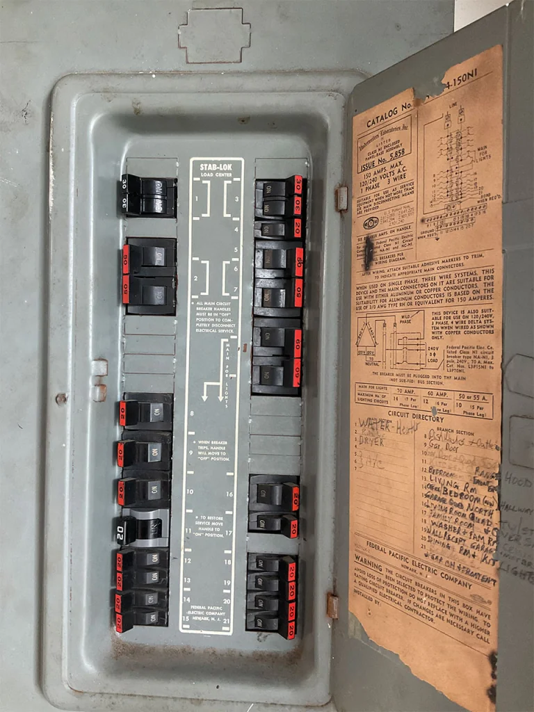 federal pacific electrical panel