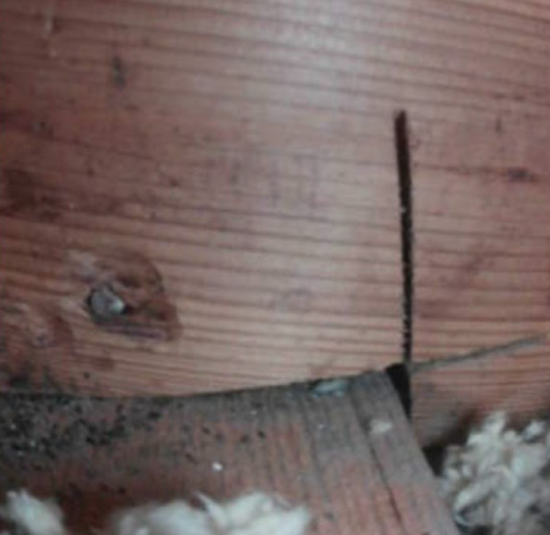 toe nail roof to wall connection