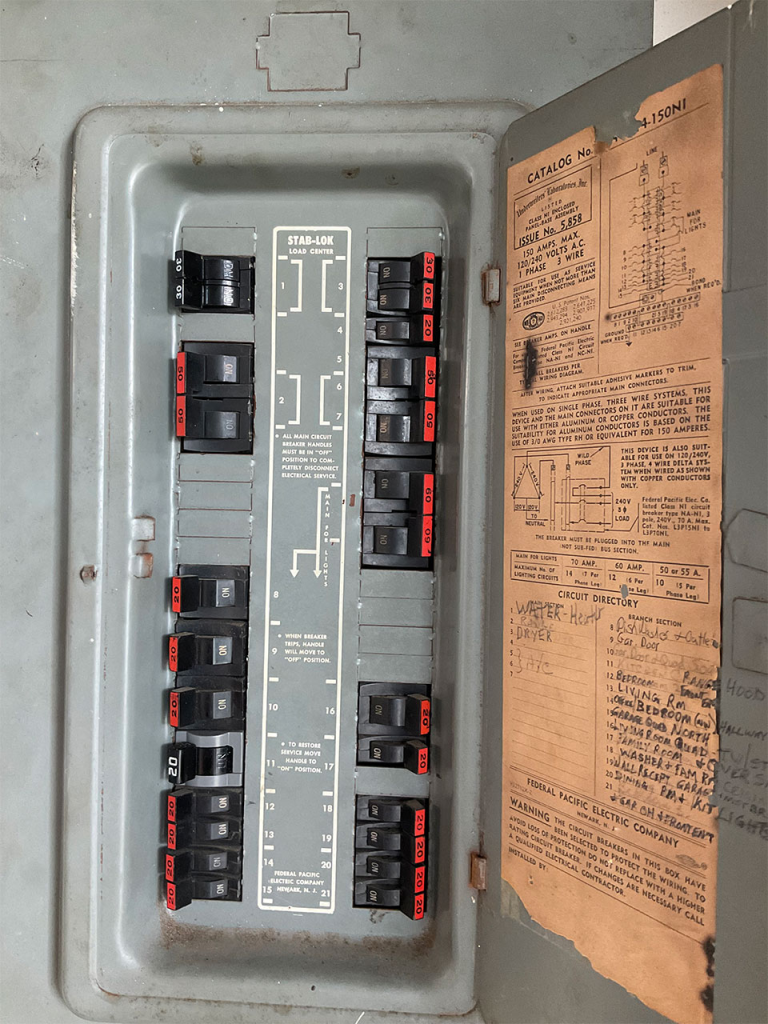 federal pacific electrical panel