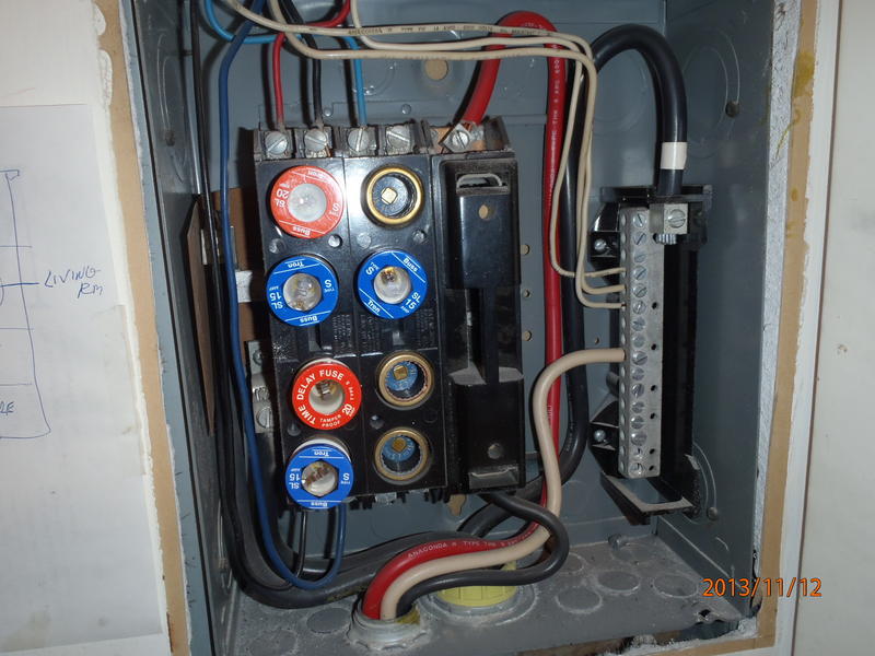 Outdated Fuse Electrical Panel